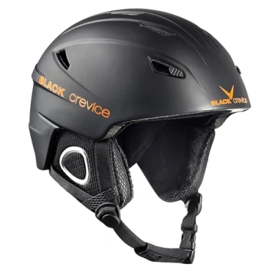 Abbildung von Black Crevice Skihelm Kitzbühel, schwarz/orange, XL