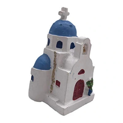 Abbildung von 3D Santorini Griechenland Kühlschrankmagnet, Touristensouvenirs, Kunstharz, magnetische Aufkleber, Heim und Küchendekoration aus China