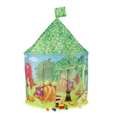 Abbildung von relaxdays Spielzelt Dinosaurier grün