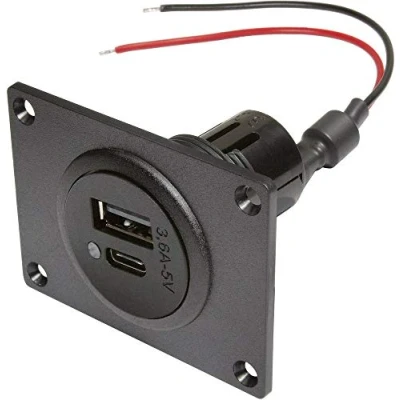 Abbildung von PRO CAR 67341000 KFZ Ladekabel für Handys 12/24V 1x USB C, A schwarz