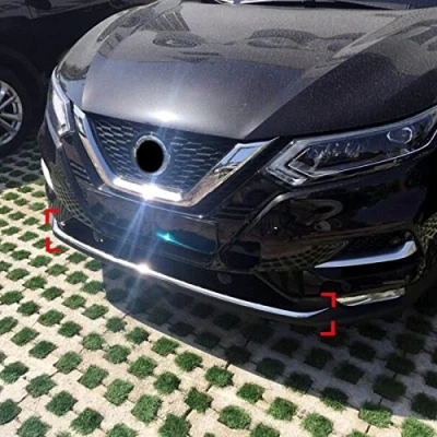 Abbildung von HIGH FLYING für Qashqai J11 2018 2019 2020 Exterieur Frontschürze Stoßstange Stylingleisten ABS Kunststoff 1 Stück