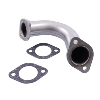 Abbildung von SIP Edelstahl/V2A Sport Auspuff Krümmer, inkl. Dichtung, Durchmesser:35mm kompatibel für alle 2 Takter, GILERA Runner FXR DT 180 ZAPM0800 2T LC 97 99, PIAGGIO Skipper