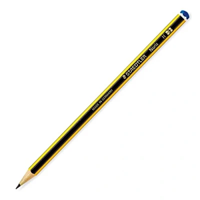 Abbildung von STAEDTLER 120 3 Noris Bleistift Härtegrad H, 12 Stück, Schwarz, einzelpackung