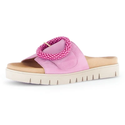 Abbildung von Gabor Pantolette flach, Damen, Größe: 39, Pink Schuhe