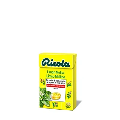 Abbildung von Ricola ohne Zucker Box Zitronenmelisse Bonbons