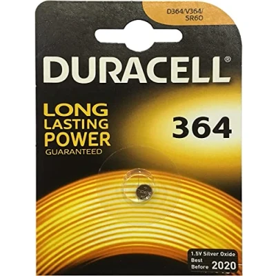 Abbildung von 4x Duracell 364 1.5v Silver Oxide Watch Battery Batteries SW621SW D364 V364 SR60