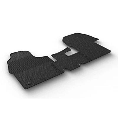 Abbildung von Gledring 0896 Fußmattensatz Gummi hinten 3 schwarz 750mm 550mm MERCEDES BENZ: Sprinter 3.5 t Kastenwagen, 4 Kastenwagen