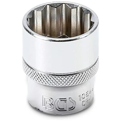 Abbildung von BGS 10644 Steckschlüssel Einsatz Zwölfkant 12,5 mm (1/2&quot;) SW 24