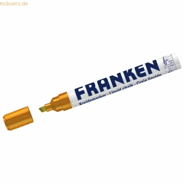 Abbildung von FRANKEN Kreidemarker, Windowmarker Leuchtfarbe, 2 5 mm Keilspitze, 1 Stück, neonorange, ZKM L05
