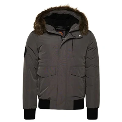 Abbildung von Superdry Everest Winterjacke, Herren, Größe: XXL, Charcoal