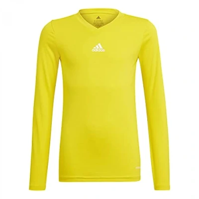 Abbildung von adidas Performance TEAM BASE Langarmshirt für Kinder, Größe: 128, Gelb