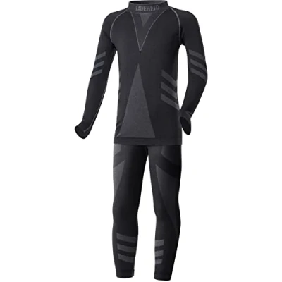 Abbildung von Ladeheid Funktionsunterhemd Kinder Funktionsunterwäsche Set Shirt Unterhose Thermoaktiv LAGI009 (Set, mit Funktionsunterhose)