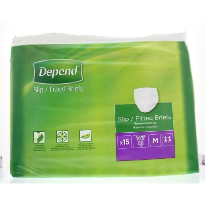 Abbildung von Depend Inkontinenz Slip Super Plus M 15 Stück Hochsaugfähig