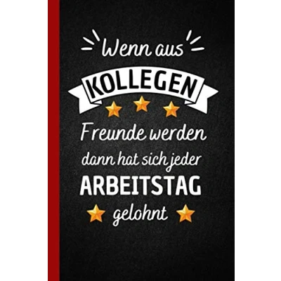 Abbildung von Wenn aus Kollegen: lustige geschenke für kollegen Frau linierte Seiten Notizbuch A5 Tagebuch , abschiedsgeschenk jobwechsel Kollegin geschenk frauen