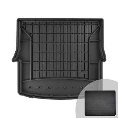 Abbildung von FROGUM ProLine 3D Gummimatte Exklusive Auto Kofferraummatte Kofferraumwanne für Volvo S40 II 2004 2012 Bequemer Organiser Die höchsten Kanten