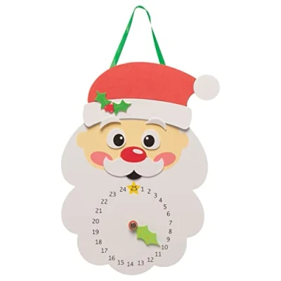 Abbildung von Baker Ross FE871 Weihnachts Countdown Bastelset 2er Pack, Weihnachtliches Kinder Kunstset zum Basteln und Gestalten.