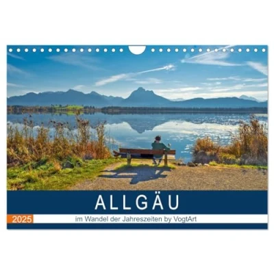 Abbildung von ALLGÄU, im Wandel der Jahreszeiten. (Wandkalender 2025 DIN A4 quer), CALVENDO Monatskalender