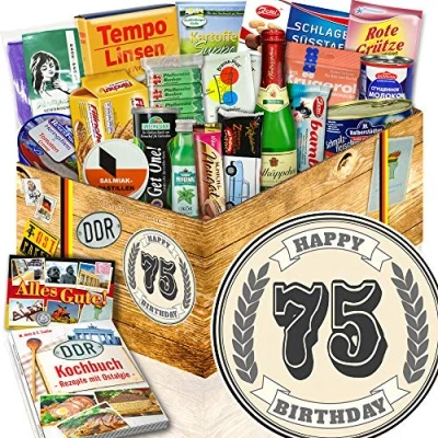 Abbildung von 75 Jahre Geburtstag + Geschenke zum Oma Ossi Box