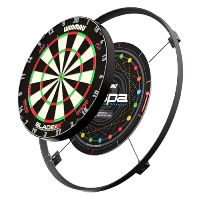 Abbildung von Winmau Dart Wandschutz Wispa Schallschutz System 4100, Dartscheibe Scheibe Darts