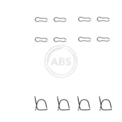 Abbildung von A.B.S. 0939Q Zubehörsatz, Scheibenbremsbelag TALBOT: Murena Coupe, Samba Cabrio, LANCIA: Beta Spider, CITROËN: Visa Schrägheck