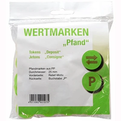 Abbildung von WOLF &amp; APPENZELLER Pfand Wertchips grün