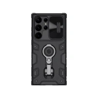 Abbildung von Nillkin CamShield Armor Pro für Samsung Galaxy S23 Ultra Hülle mit Kamera Slider Back Cover Schwarz