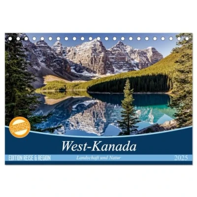 Abbildung von West Kanada (Tischkalender 2025 DIN A5 quer), CALVENDO Monatskalender