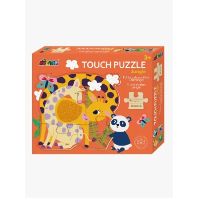 Abbildung von Avenir Puzzle Dschungel 4 in 1, 4x4 Teile