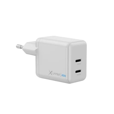 Abbildung von XLAYER Ladegerät Universal 45W Powercharger USB Typ C &amp; Netzteil Smartphone