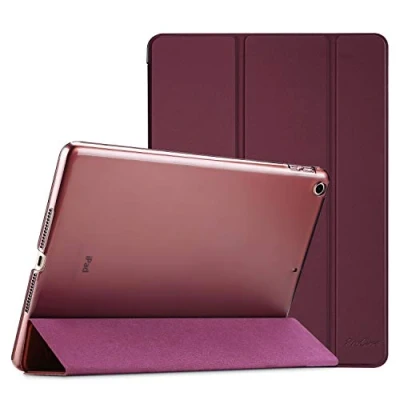 Abbildung von ProCase Hülle für iPad 9.7 Zoll 6. Generation 2018/5. 2017 Modell A1893 A1954 A1822 A1823, Schutzhülle Case Smart Cover 6 / 5 Wein