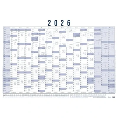 Abbildung von Zettler Plakatkalender 918 100x70cm 16 Monate VE=5 Stück gerollt 2026