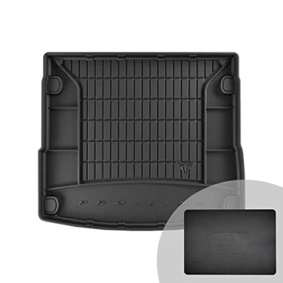 Abbildung von FROGUM ProLine 3D Gummimatte Exklusive Auto Kofferraummatte Kofferraumwanne für Audi Q5 II ab 2016 Bequemer Organiser Die höchsten Kanten