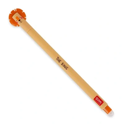 Abbildung von Radierbarer Gelstift Löwe orange Tinte Legami