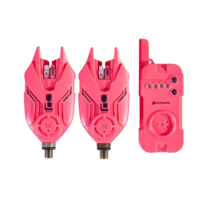 Abbildung von Ultimate E Tension Pink Bite Alarm Set 2+1 Bissanzeiger