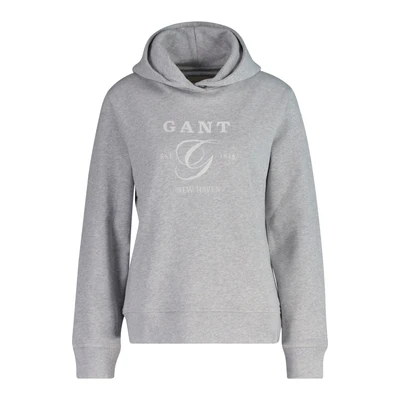 Abbildung von Gant Kapuzensweatshirt REG GRAPHIC HOODIE mit kontrastfarbenen Print auf der Brust