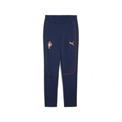 Abbildung von Puma Portugal FPF Casuals Pants Nationalmannschaft, Herren, Größe: XXL, Persian blue/sunny yellow