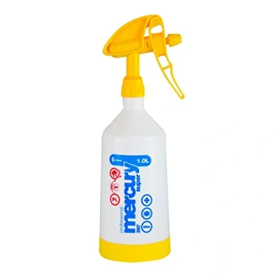 Abbildung von Kwazar Mercury Super Pro+ Sprühflasche mit 360 System und Double Action Sprühkopf Gelb, 1L