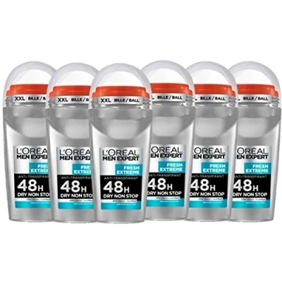 Abbildung von 6x L&#039;Oréal Paris Men Expert Deodorant Roller Fresh Extreme 50ml