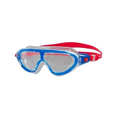 Abbildung von Speedo Schwimmbrille Biofuse Rift Junior Lava Red/Beautiful Blue/Clear, Hoher ragekomfort durch flexiblen Rahmen