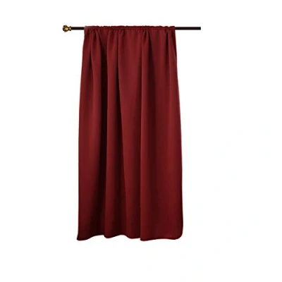 Abbildung von WOLTU Thermovorhang Kälteschutz Verdunklungsvorhang Blickdicht mit Kräuselband für Schiene, 250g/m² schwere wärmeisolierende Vorhänge Gardinen Wohnzimmer Schlafzimmer, 135x175 cm Bordeaux (1 Stück)