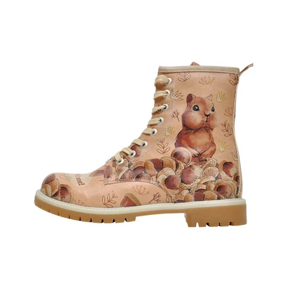 Abbildung von Dogo Squirrel 36 Farbig Schnürstiefelette, Damen, Größe: 36, braun Schuhe