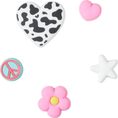 Abbildung von Crocs Schuhanstecker Jibbitz Girly Icon (Set, 5 tlg., Kein Spielzeug. Nicht für Kinder unter 3 Jahren geeignet), Schuh Dekoration einen einzigartigen Look