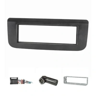 Abbildung von tomzz Audio 2450 014 Radioblende Set kompatibel mit Skoda Roomster 5J Fabia Praktik ab Bj.2007 Quadlockadapter ISO Fakra Antennenadapter Phantomeinspeisung DIN Einbauschacht