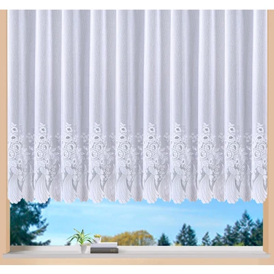 Abbildung von Weckbrodt Gardine &quot;Savannah&quot;, (1 St.), Store, Jacquard, halbtransparent, Bordüre, Kante, floral, Blumen
