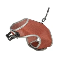 Abbildung von Trixie Soft harness cat, with lead, 2442 cm, 1.20 m, rust