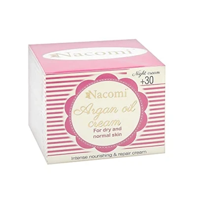 Abbildung von Nacomi Argan Oil Cream Creme Nacht mit Hyaluronsäure 30 + 50 ml