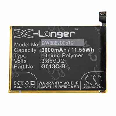 Abbildung von vhbw 1x Akku kompatibel mit Google Pixel XL 3, G013C, 3 Handy Smartphone Telefon (2900 mAh, 3,85 V, Li Polymer)
