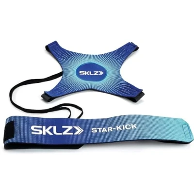 Abbildung von SKLZ Star Kick Fussball Trainer, Rebounder, Trainingsgerät, Neoprengürtel mit Ballgurt, Kobalt, Ball Größe 3, 4 Und 5, einheitsgröße