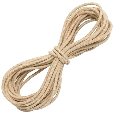 Abbildung von AERZETIX C67273 Dekorative Elastik rund 5 m Durchmesser 3 mm Sandfarbe
