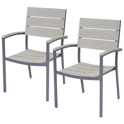 Abbildung von Garden Pleasure Gartenstuhl &quot;OLIVIA&quot;, (Set), 2 St., 2er Set, Polyrattan